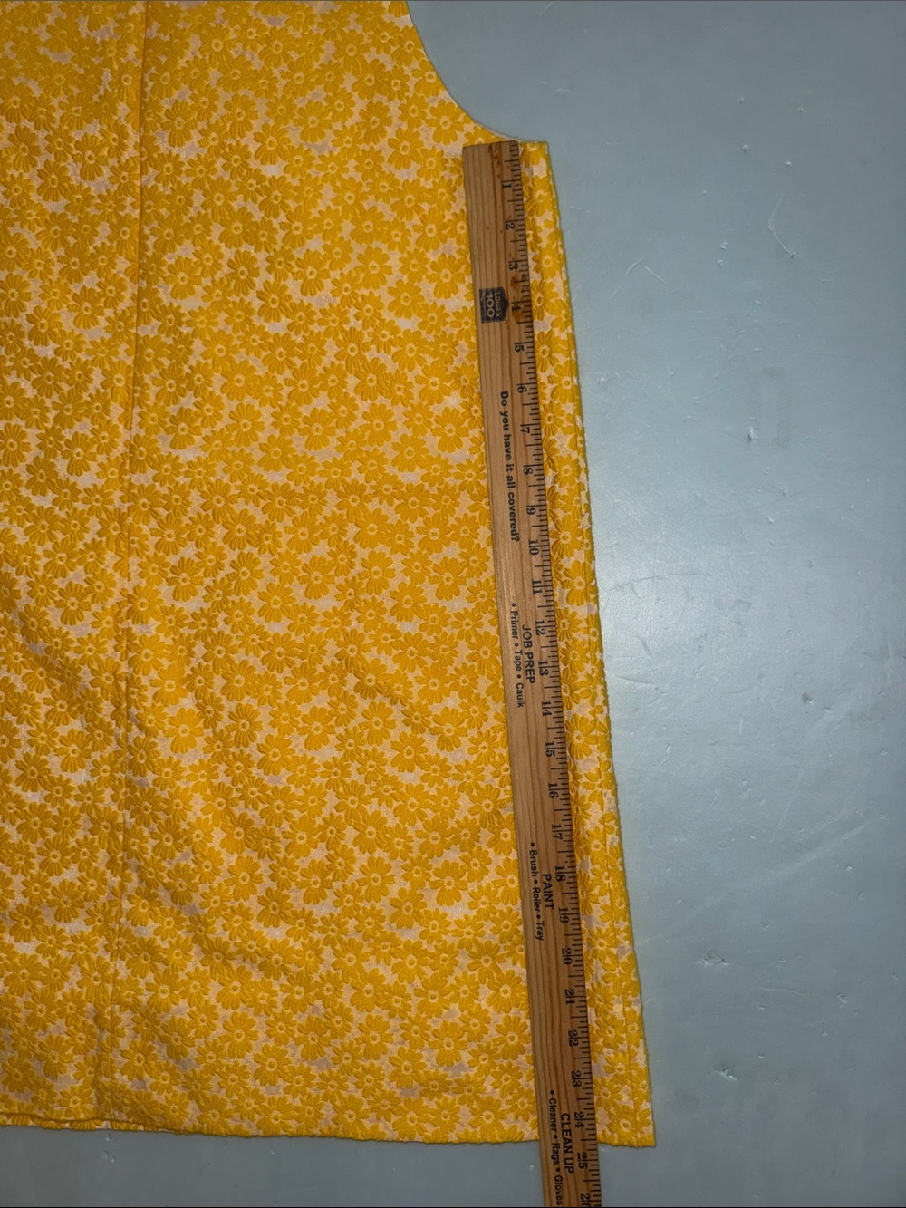 TUCKERNUCK Yellow Daisy Jacquard Grace Shift Dress Sz L Mod Revival Cottagecore - Picture 7 of 13